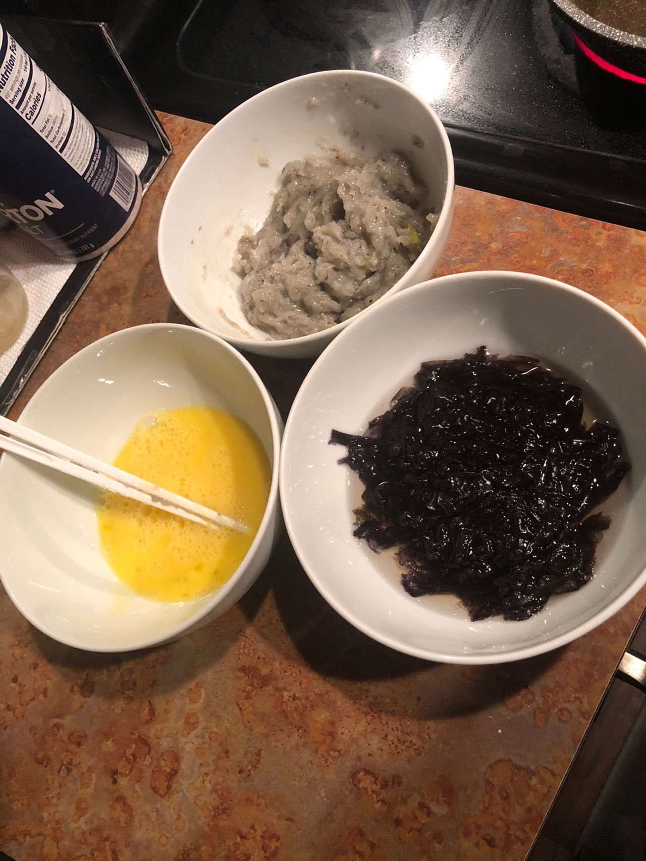 紫菜虾滑蛋汤