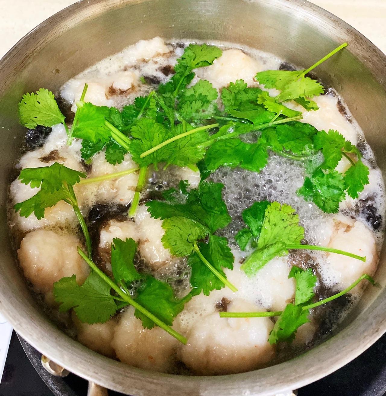 紫菜虾滑汤