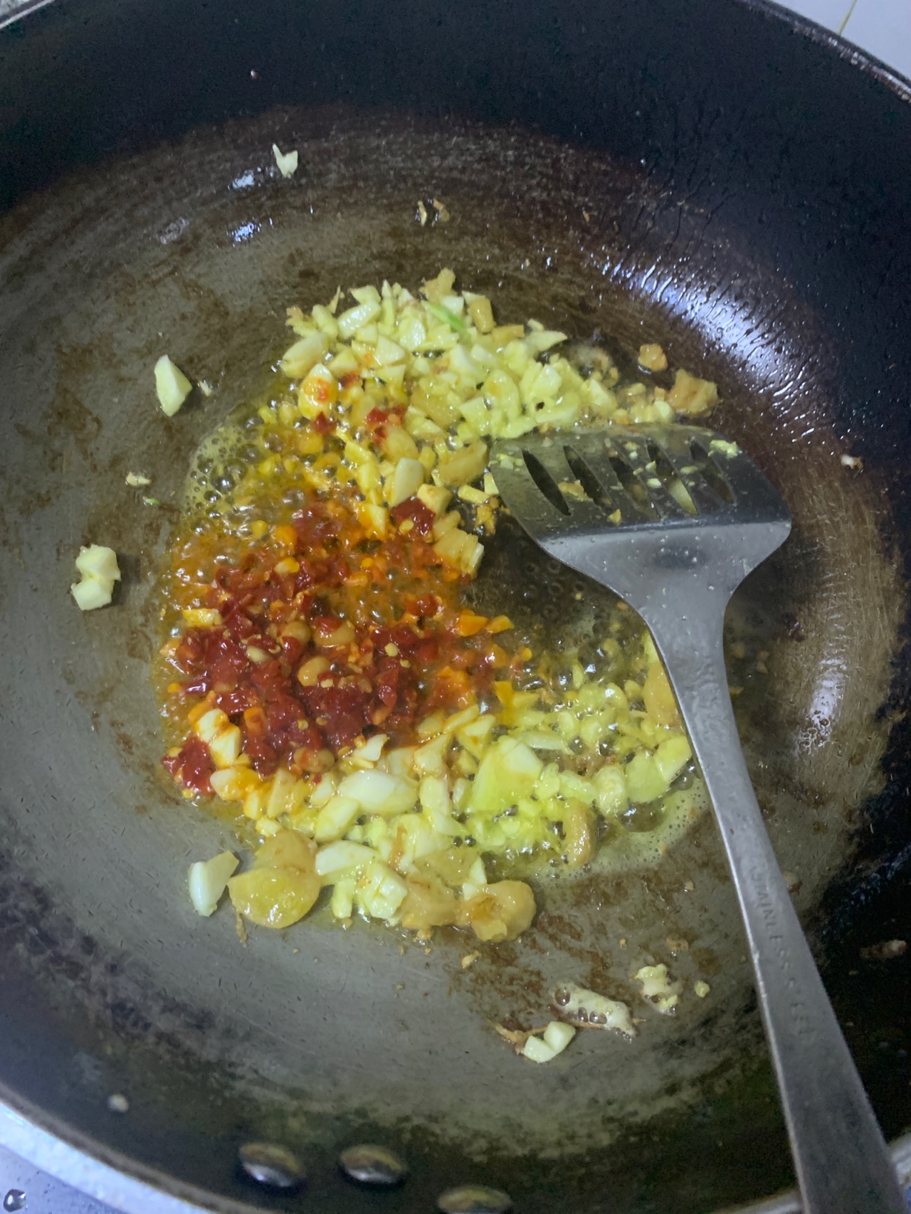 自创培根蛋炒饭