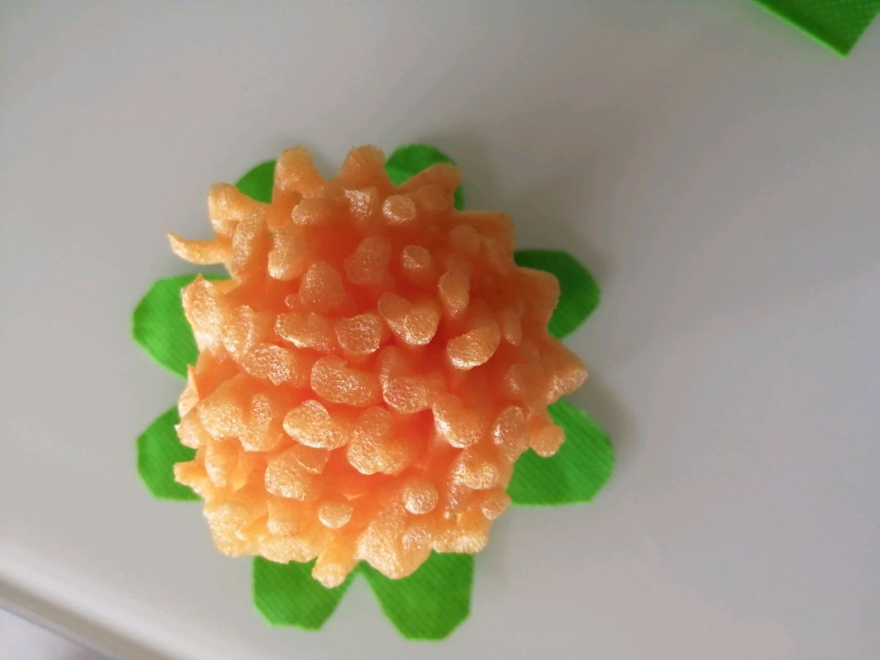 自己制作的网花