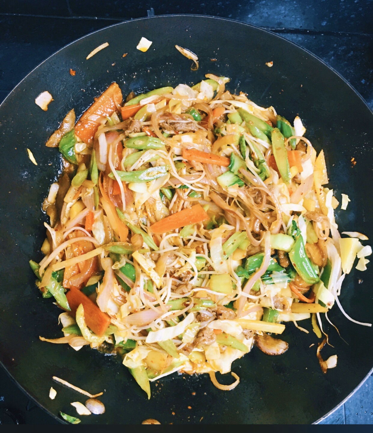 孜然炒面片