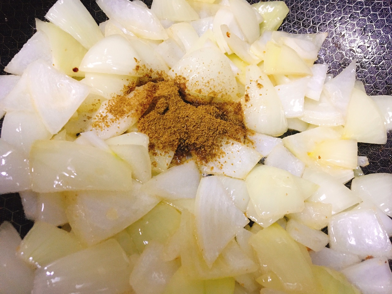 孜然葱爆肉