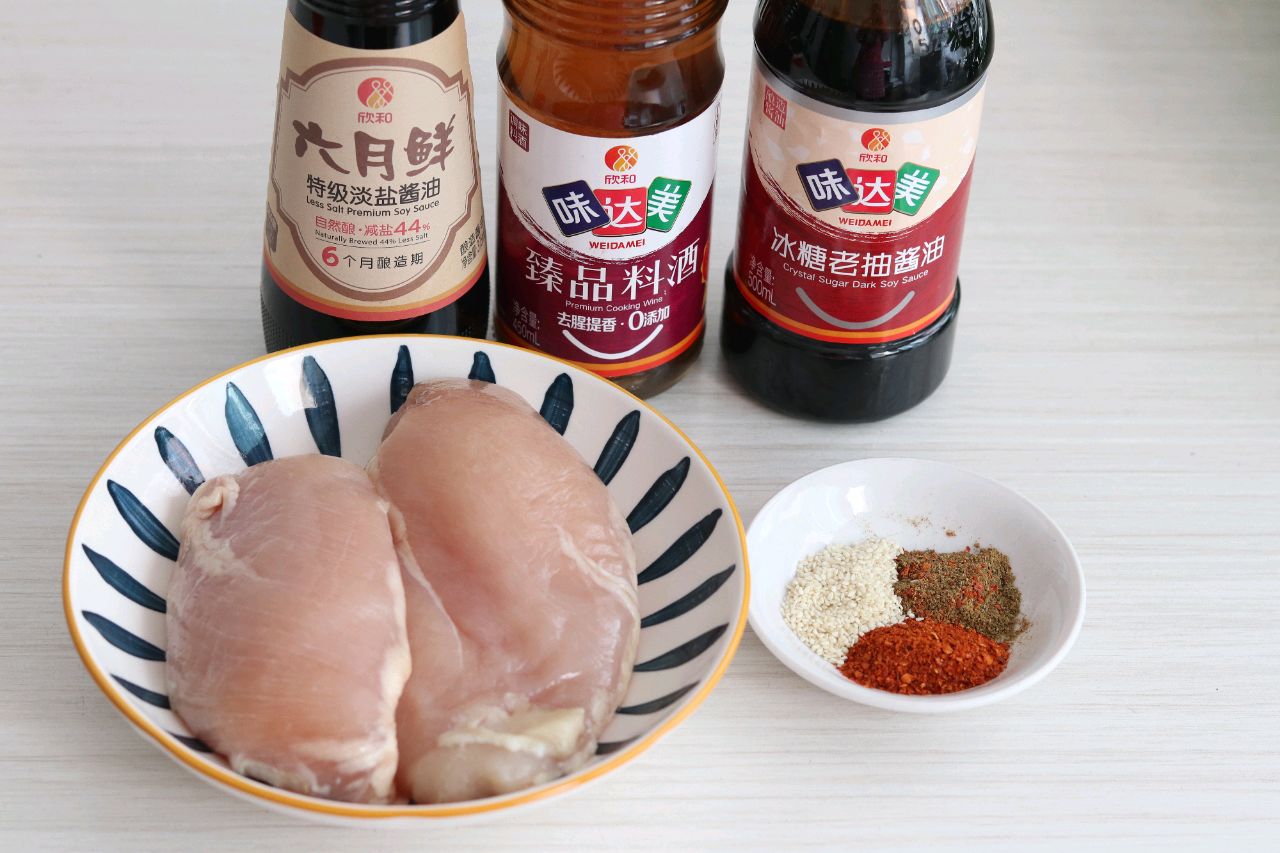 孜然鸡肉条，好吃不胖的小零食