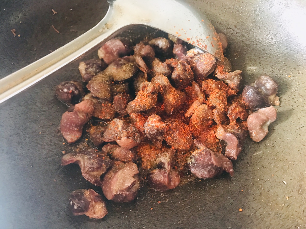 孜然鸡胗
