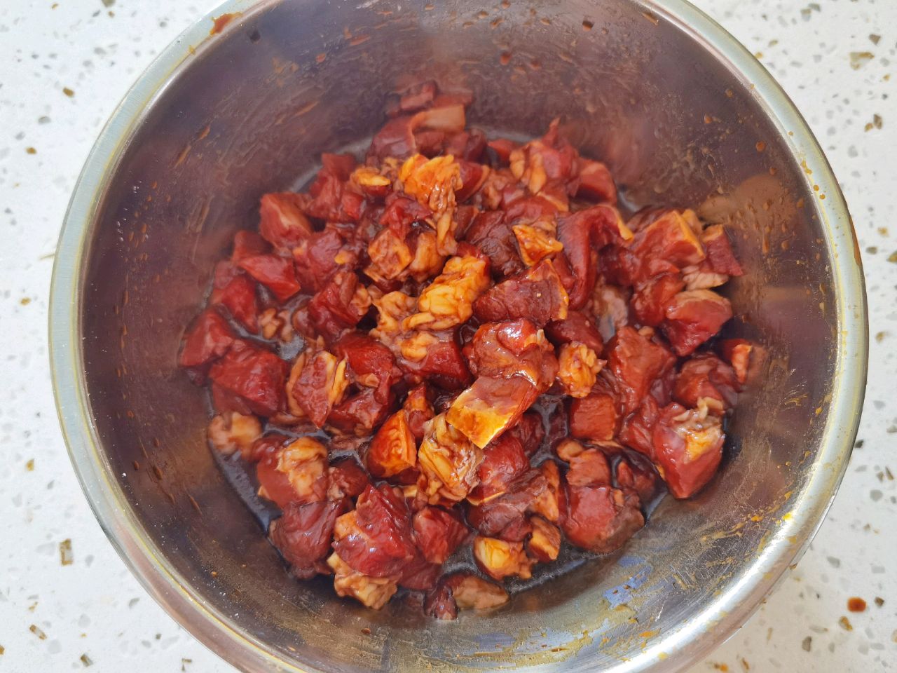 孜然土豆牛肉，烧烤味超解馋