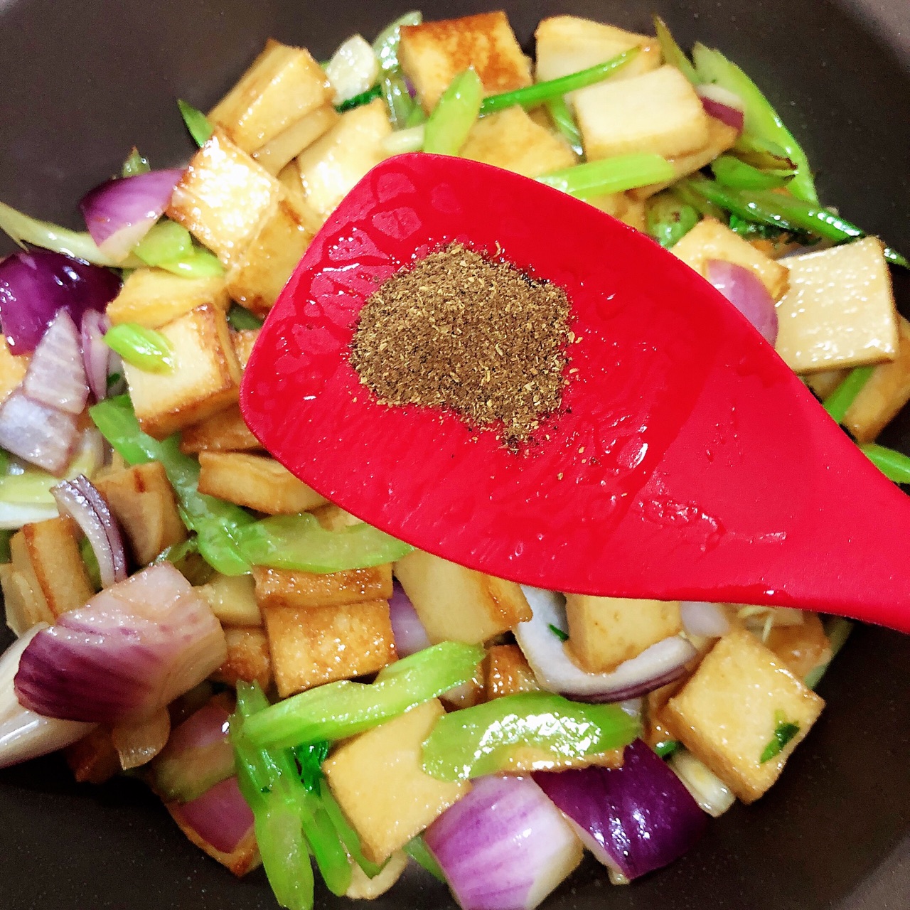 孜然鱼豆腐