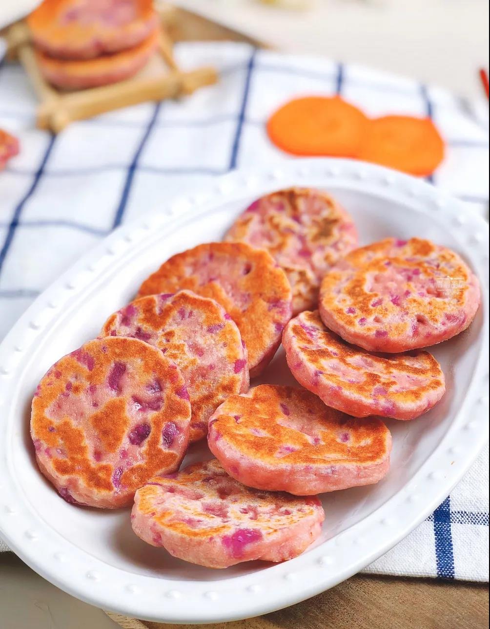 紫色山药饼