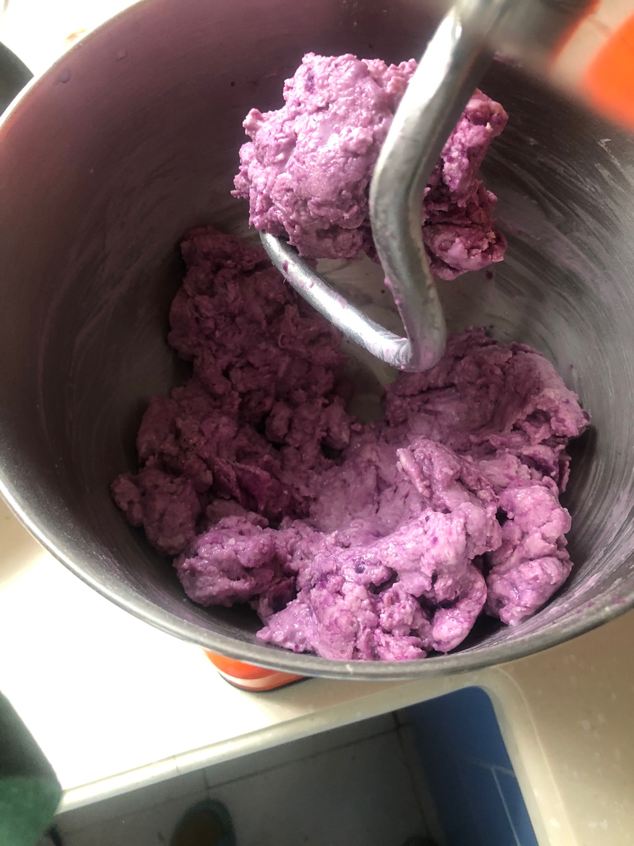 紫薯红豆吐司