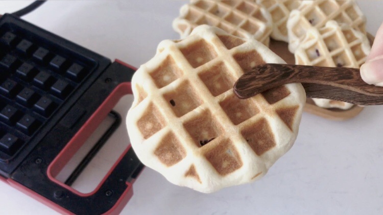 紫薯华夫饼