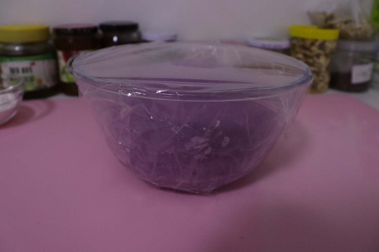 紫薯开花馒头