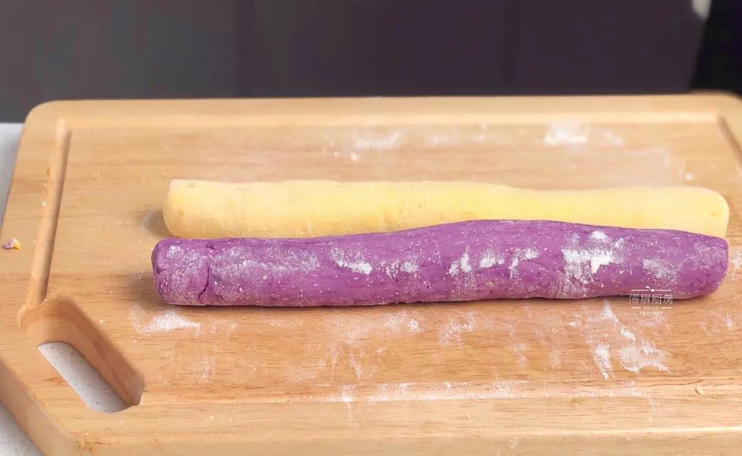 紫薯南瓜双色发糕