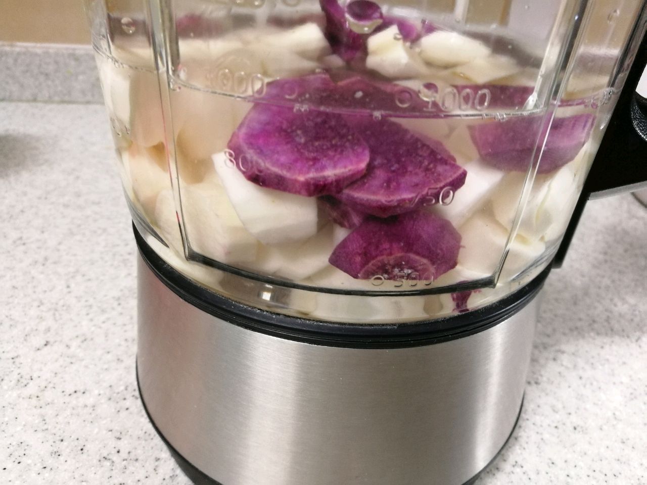 紫薯山药糊