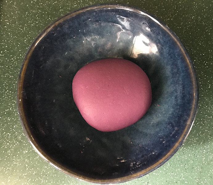 紫薯双色馒头