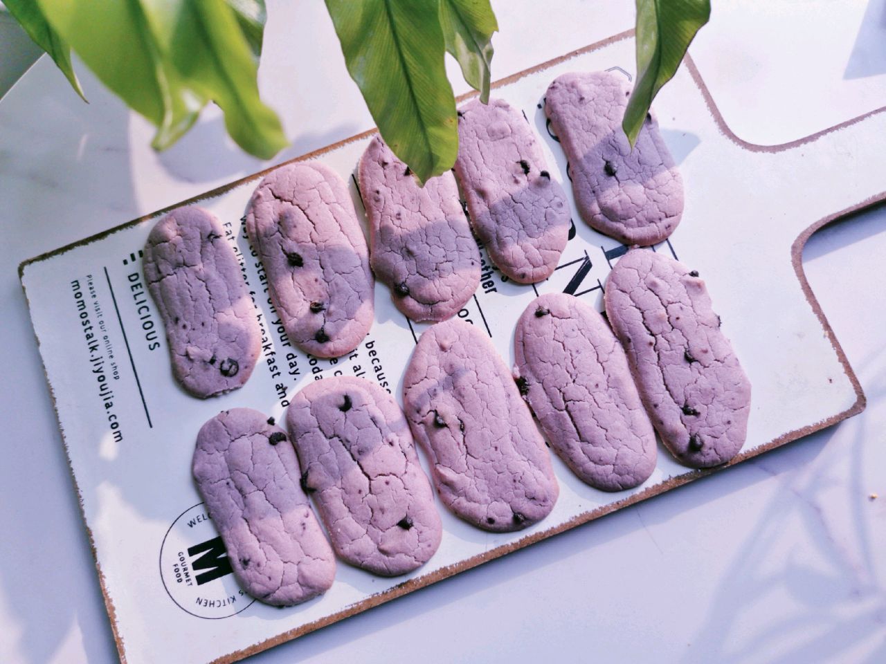 紫薯味糯米粉版手指麻薯