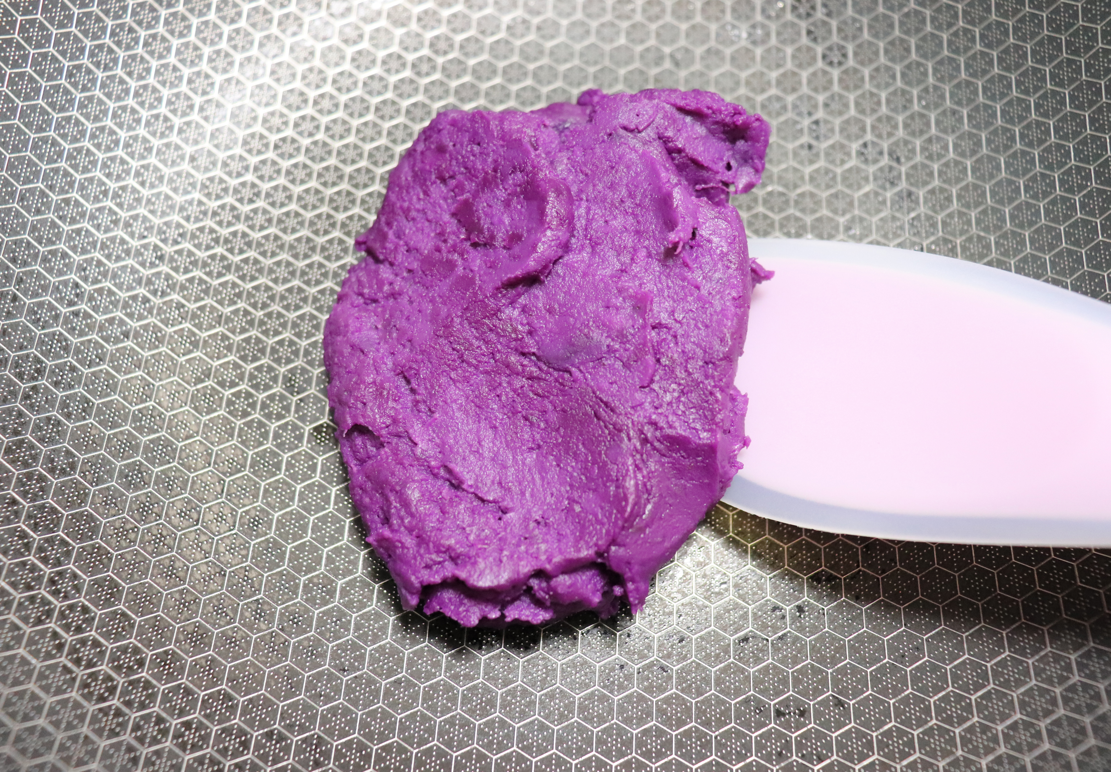 紫薯小花面包