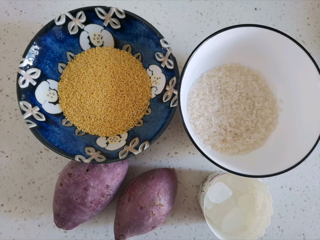 紫薯小米粥