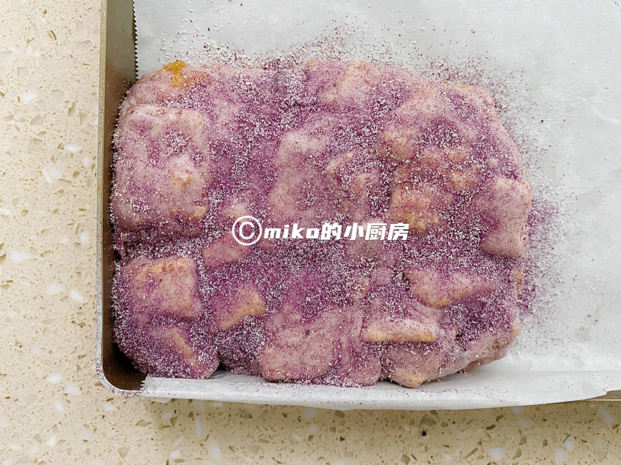 紫薯雪花酥
