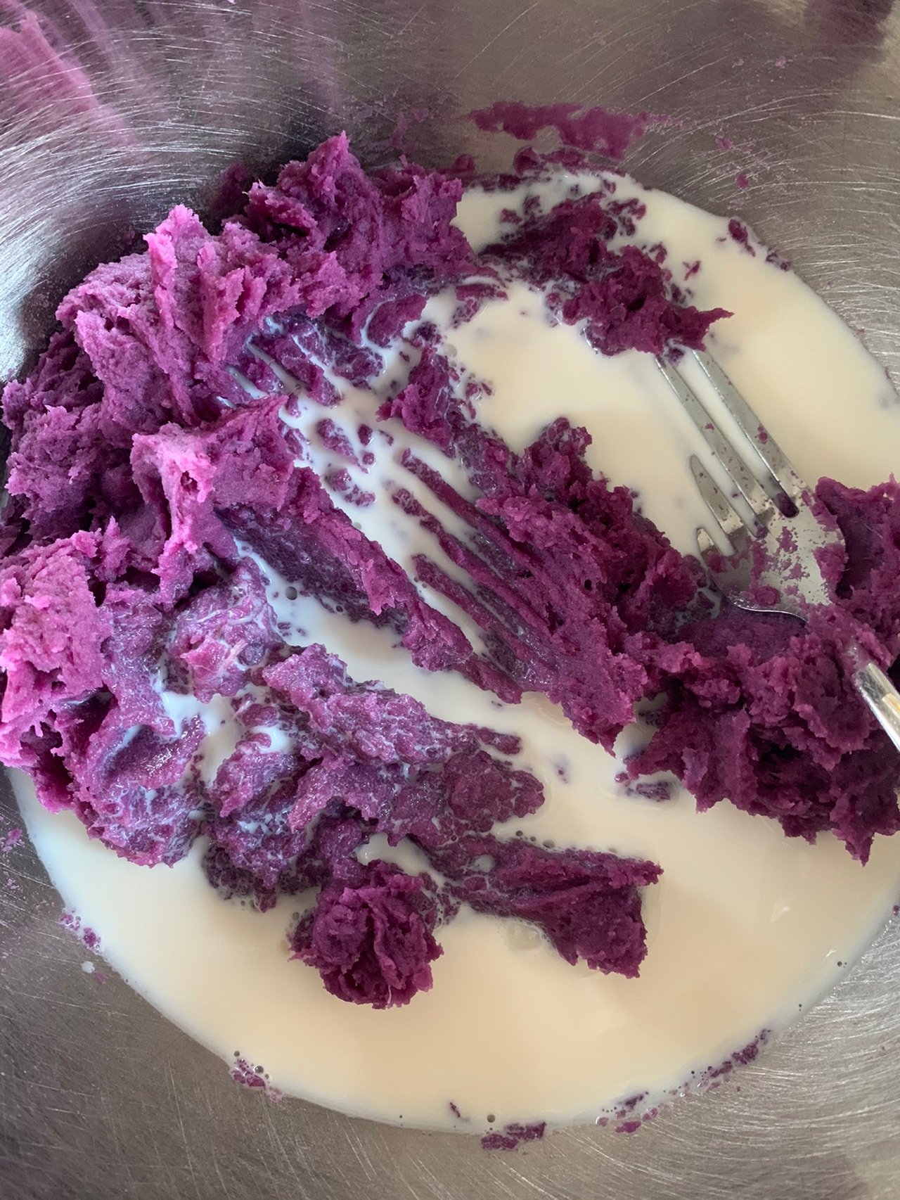 紫薯燕麦饼