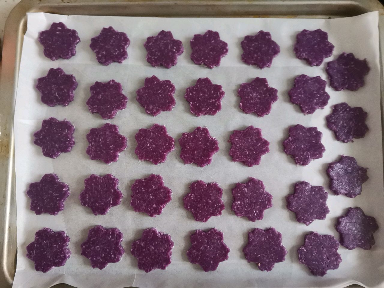紫薯椰蓉饼干