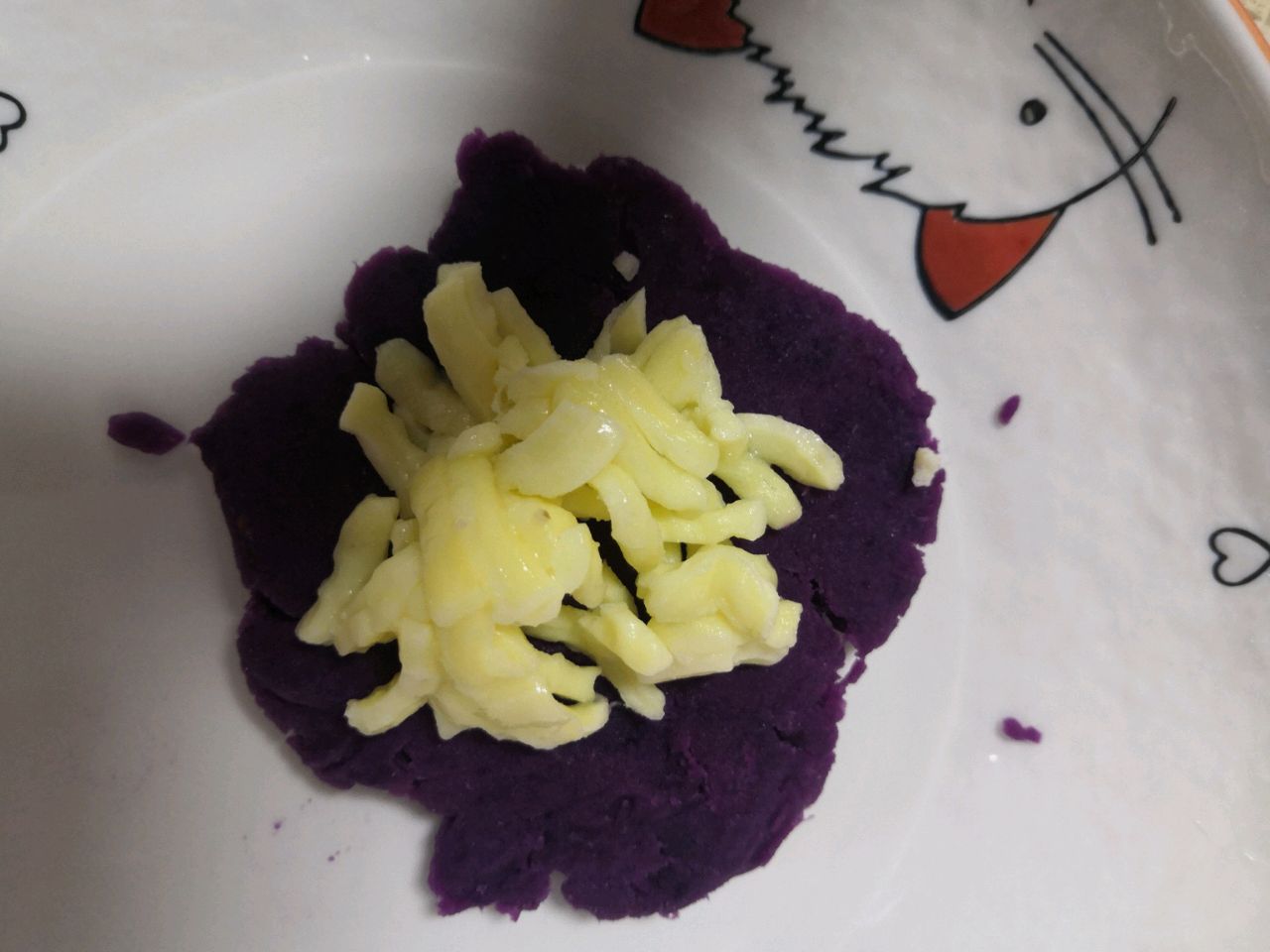 紫薯芝士车轮饼