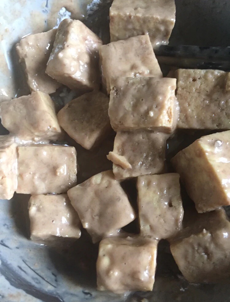 自制臭豆腐 快手菜虾酱豆腐