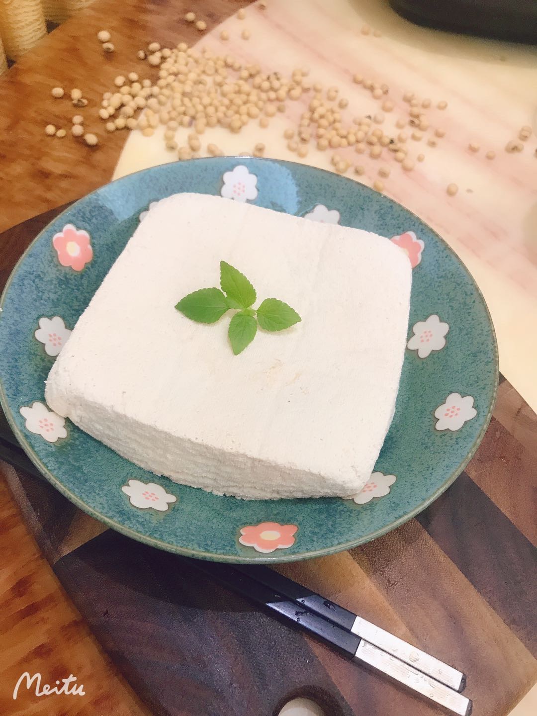 自制豆腐和豆腐花