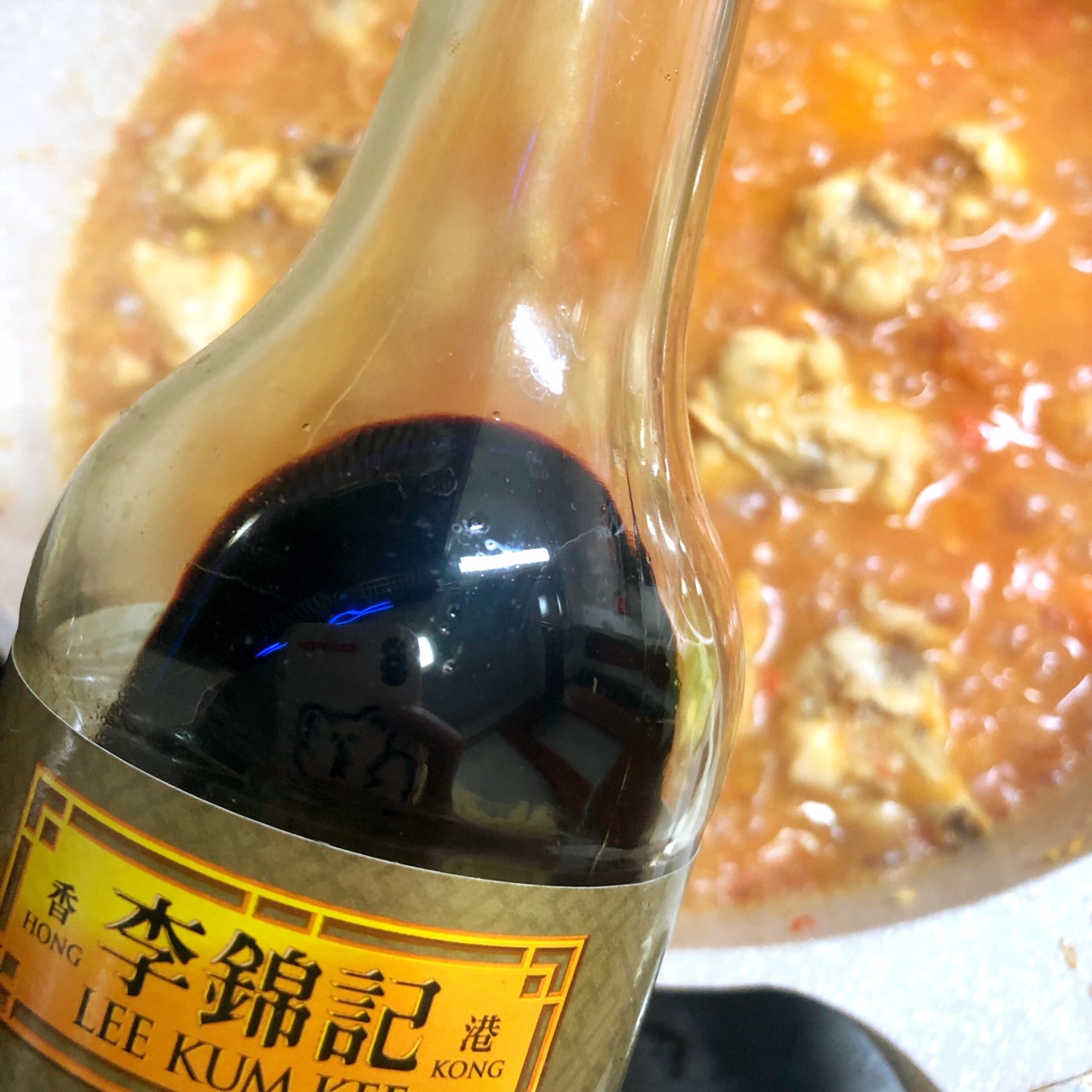 自制火烧云油焖鸡