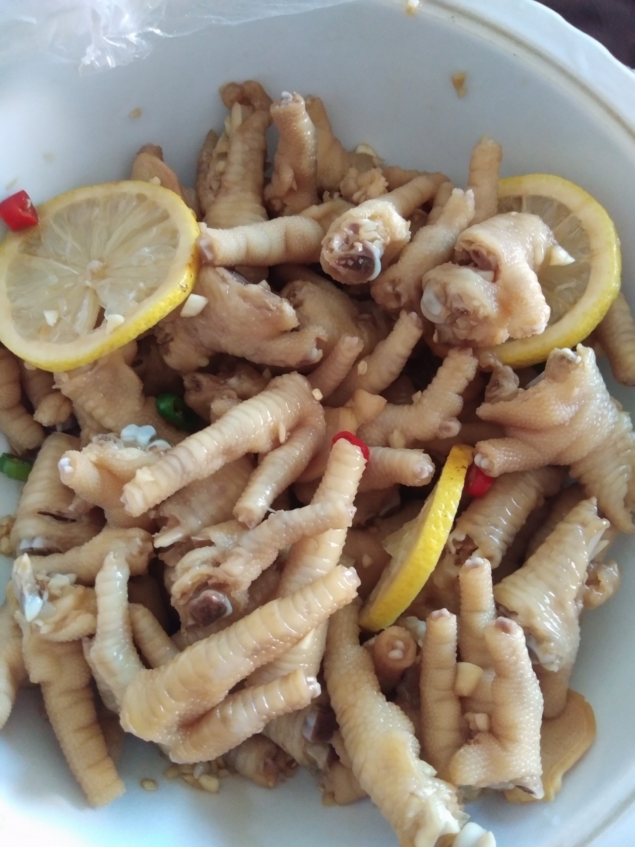 自制柠檬酸辣鸡爪