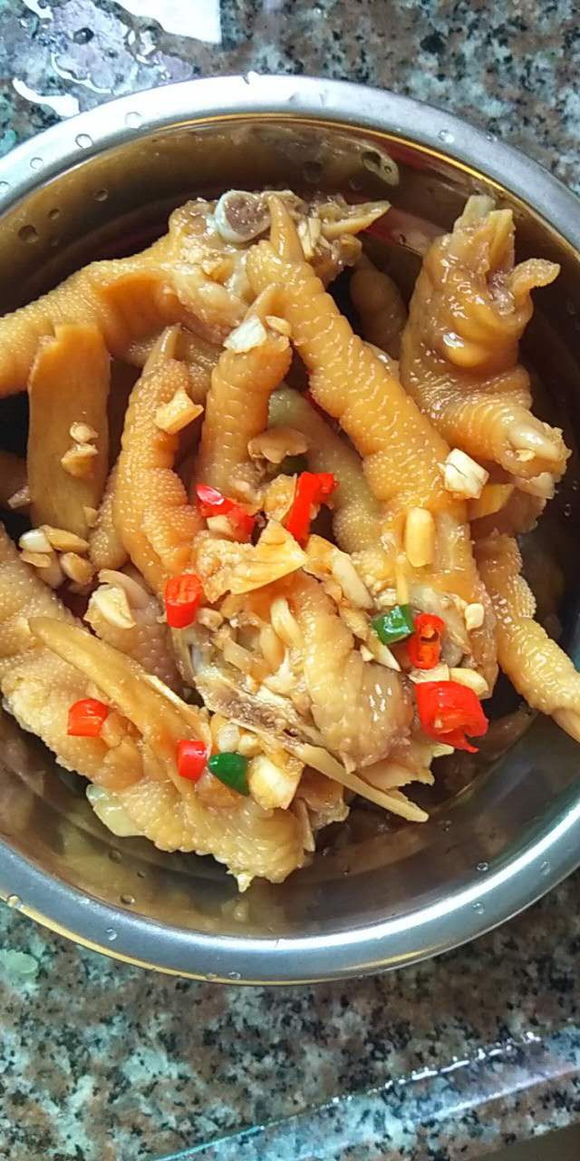 自制柠檬酸辣鸡爪
