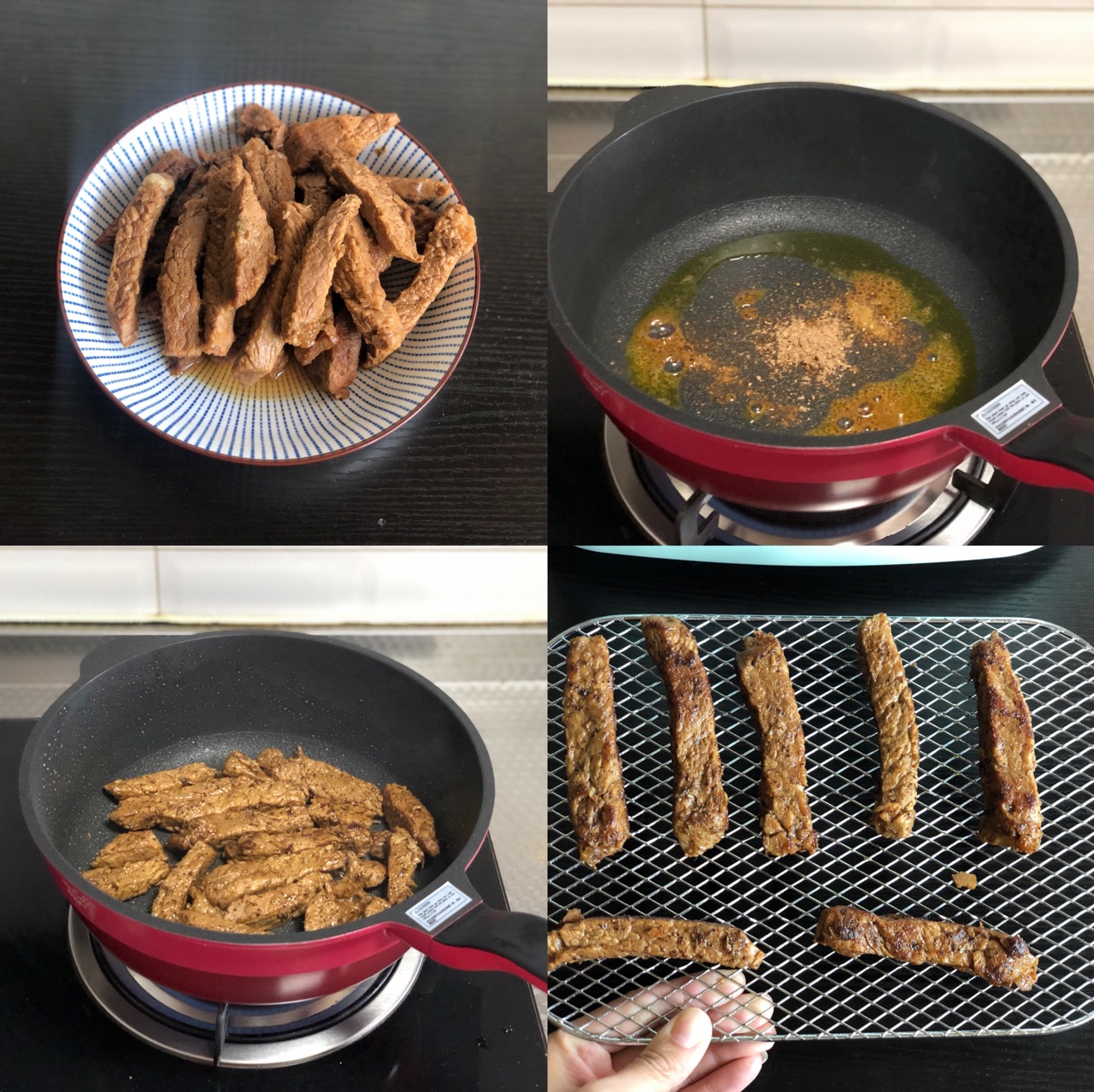 自制香辣牛肉干
