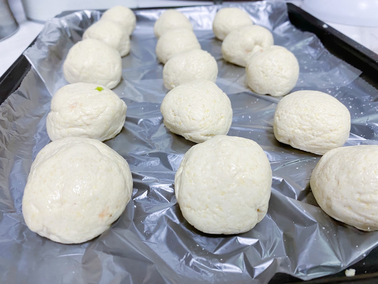 自制小米鲜肉汤圆，Q弹不开裂