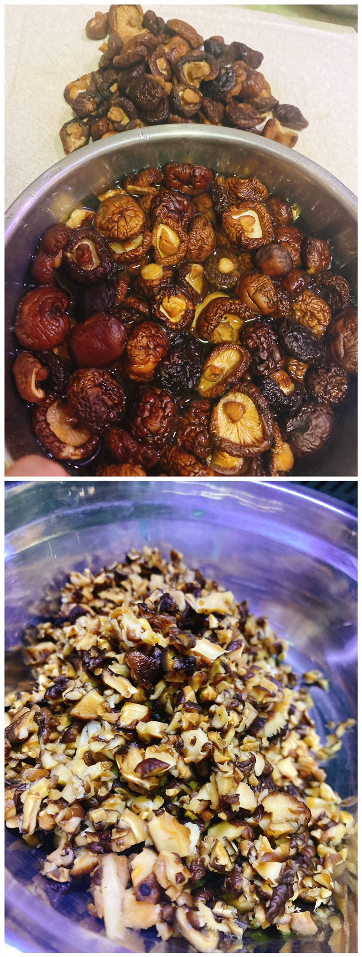 自制芽菜香菇鸡胸肉包子