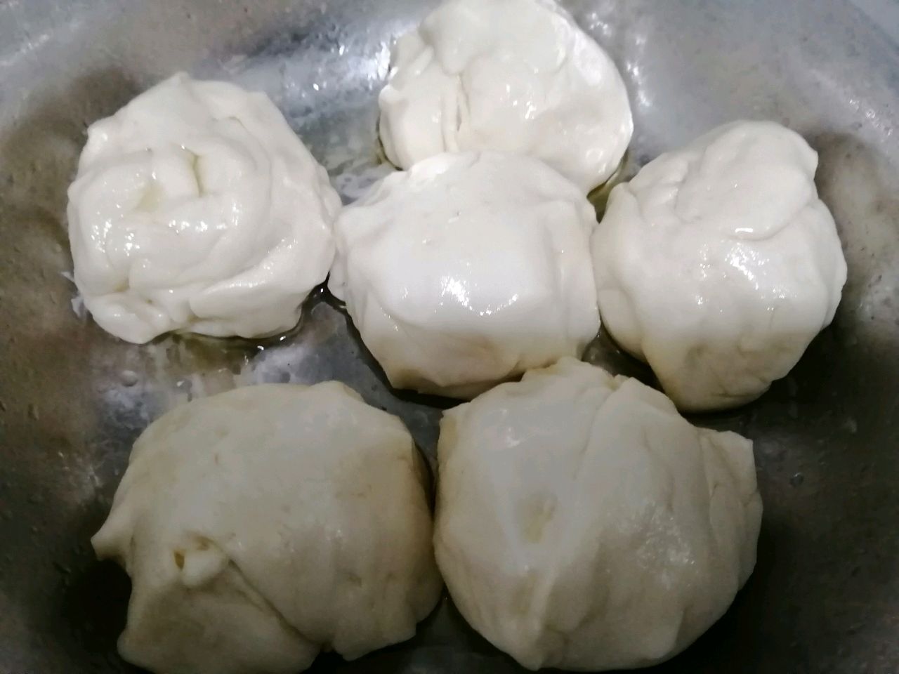 自种小葱做的葱油饼