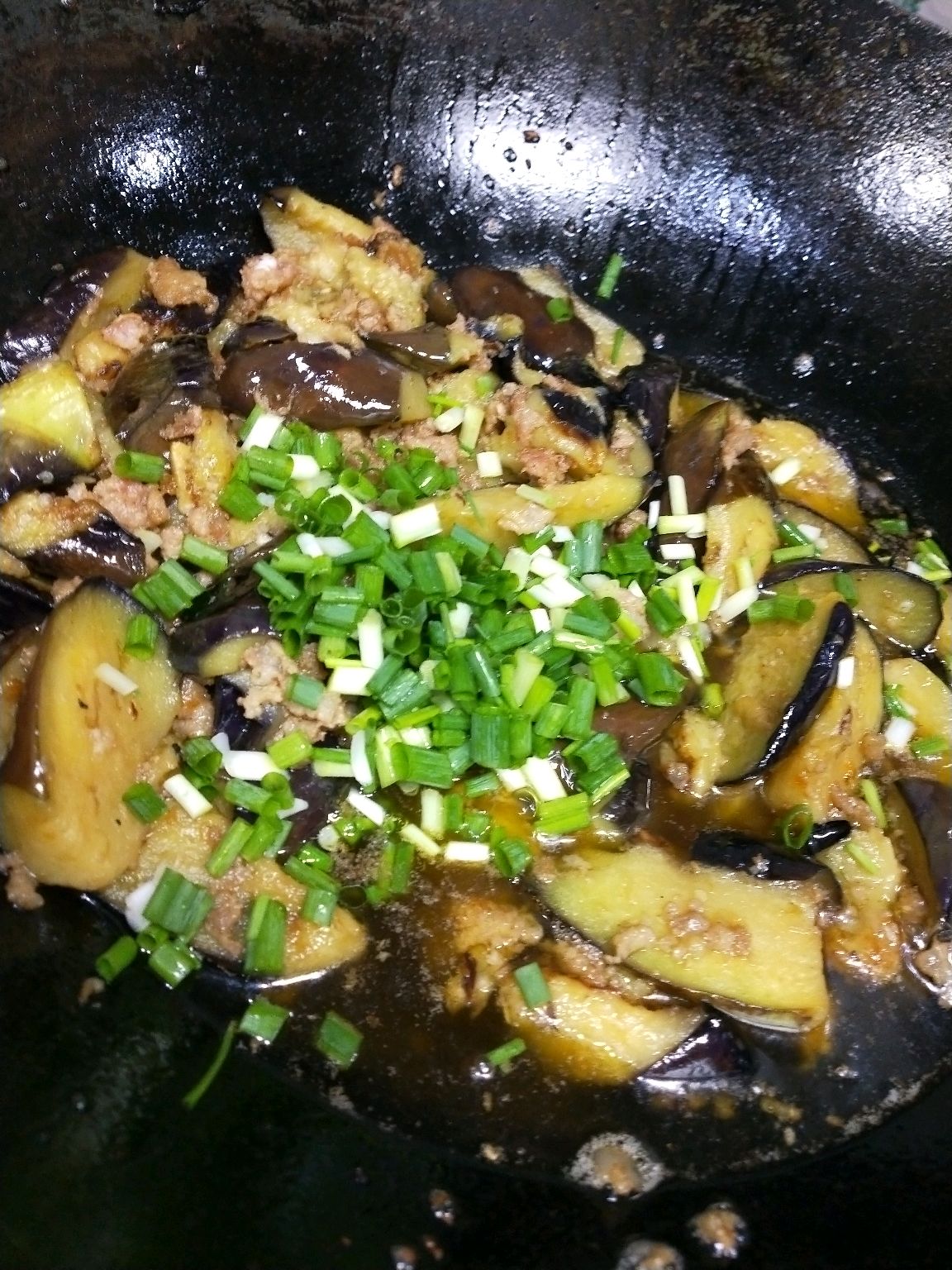 最爱下饭菜~肉末茄子
