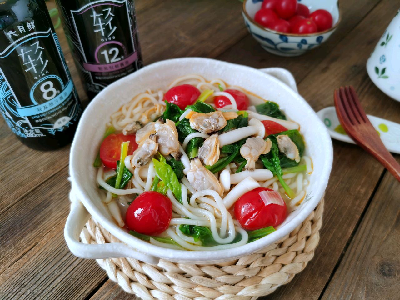 最便宜的海鲜菠菜面，鲜掉眉毛