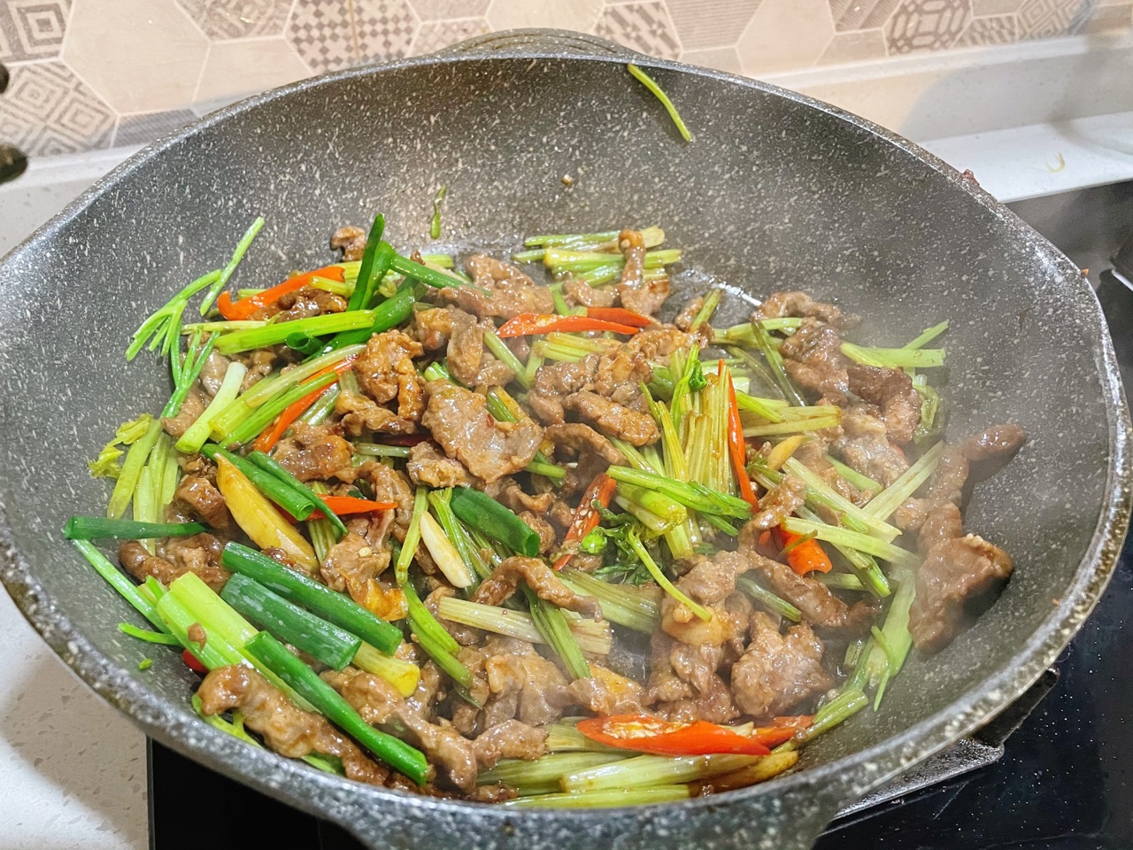 最佳CP——芹菜牛肉丝