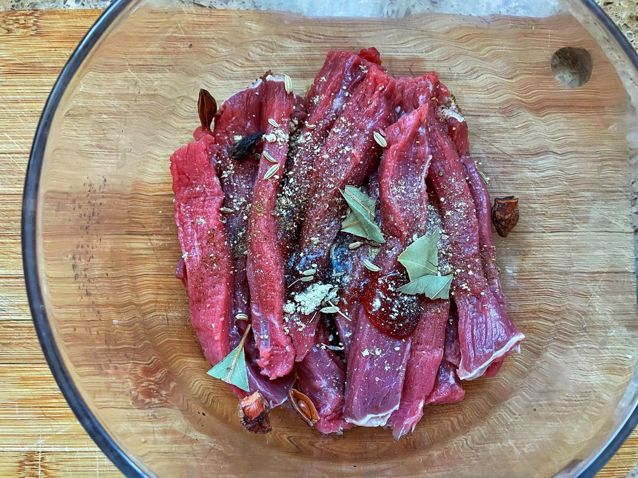 最简易自制麻香牛肉干