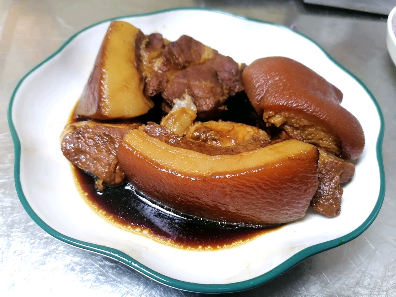 做个馍夹肉吃
