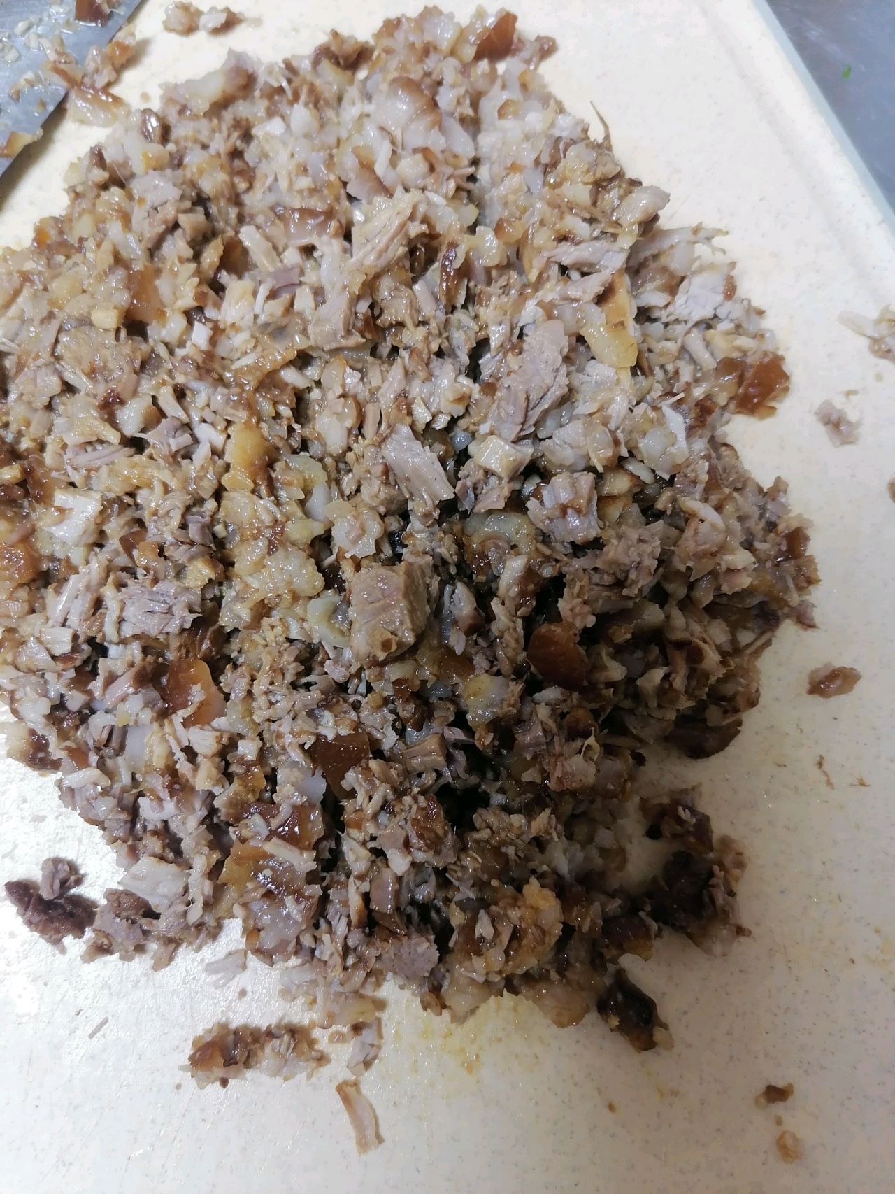 做个馍夹肉吃